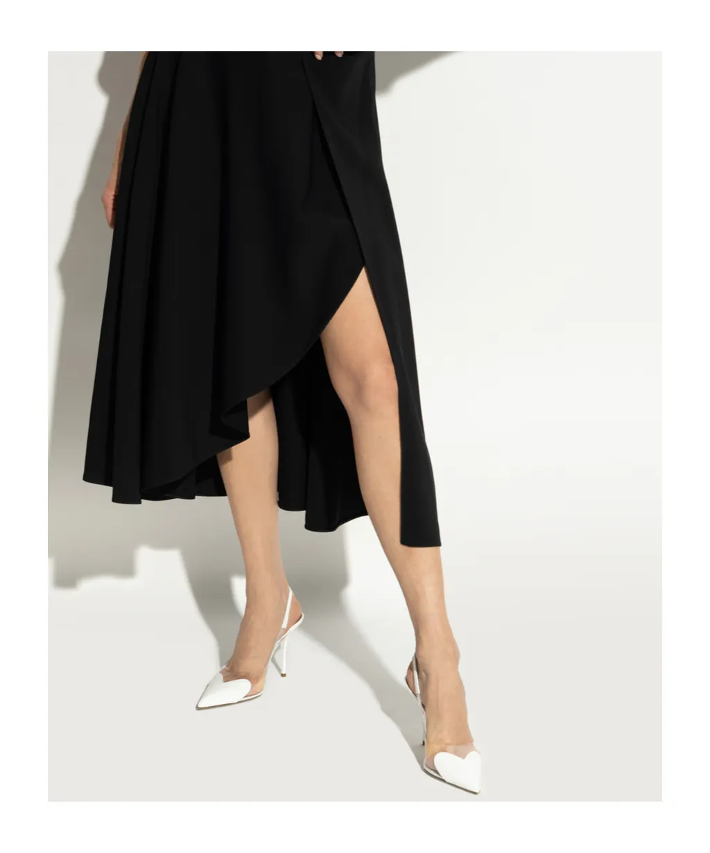 AlaÏA Le Coeur Pointed Toe Slingback Pumps