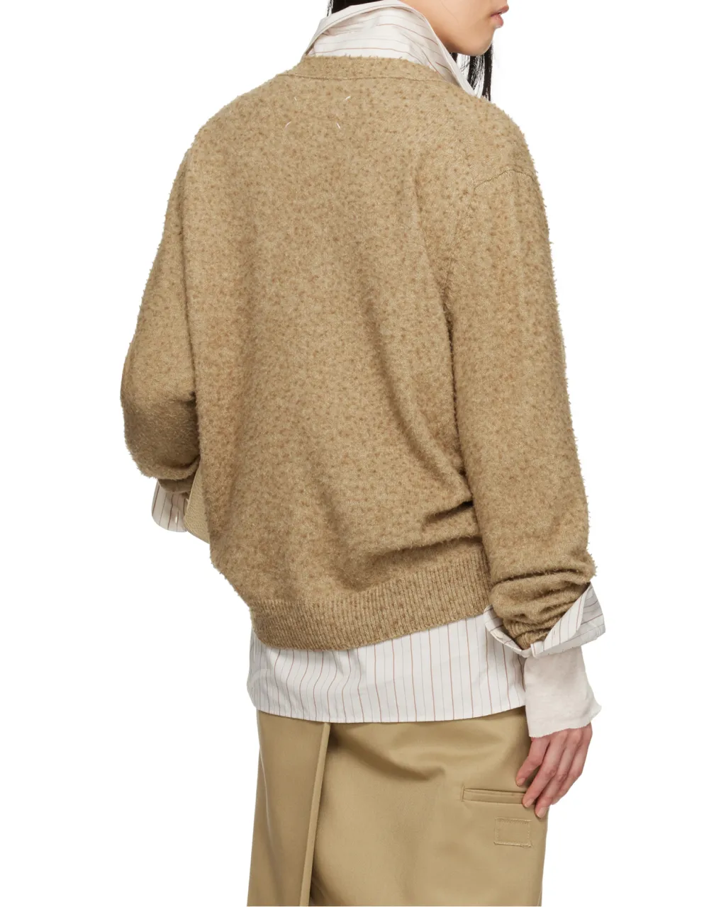 Maison Margiela Long-Sleeved V-Neck Cardigan