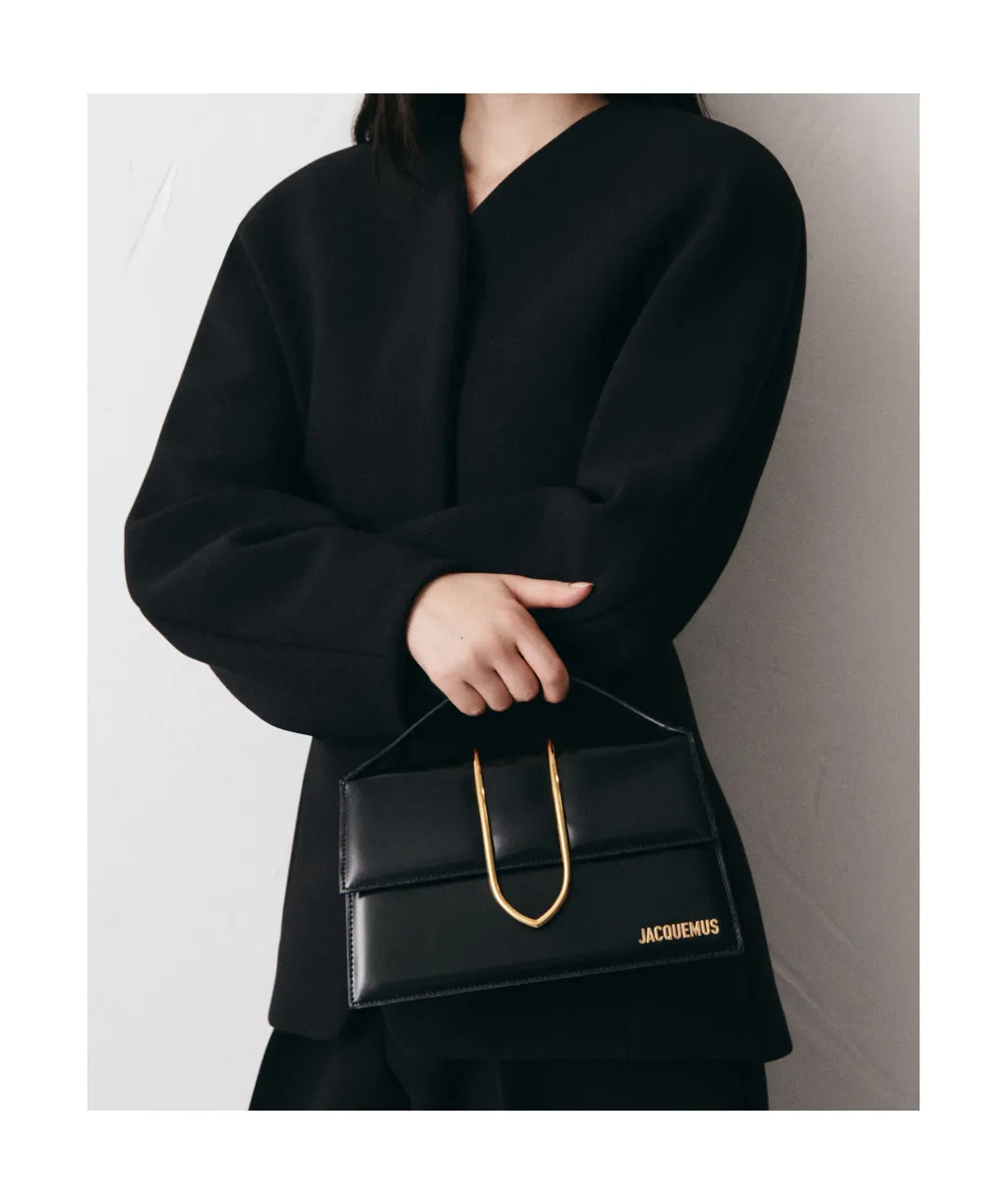 Jacquemus The Large Bambino Logo Plaque Tote Bag