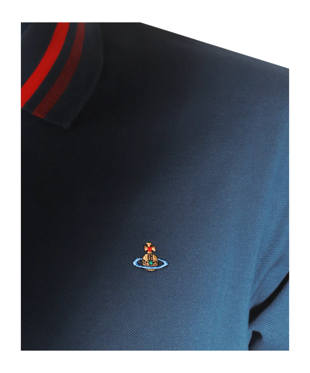 Vivienne Westwood Orb Embroidered Short-Sleeved Polo Shirt