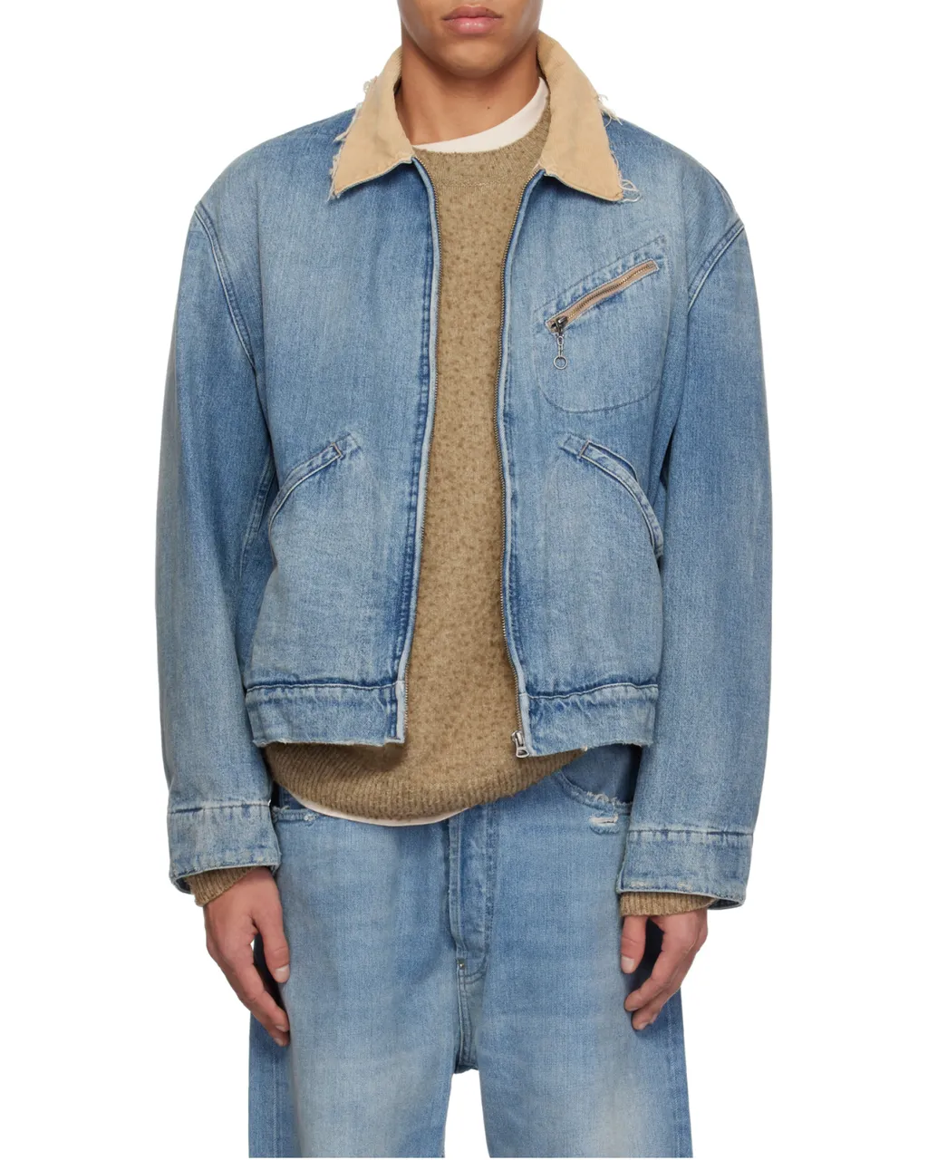 Denim Bomber Jacket