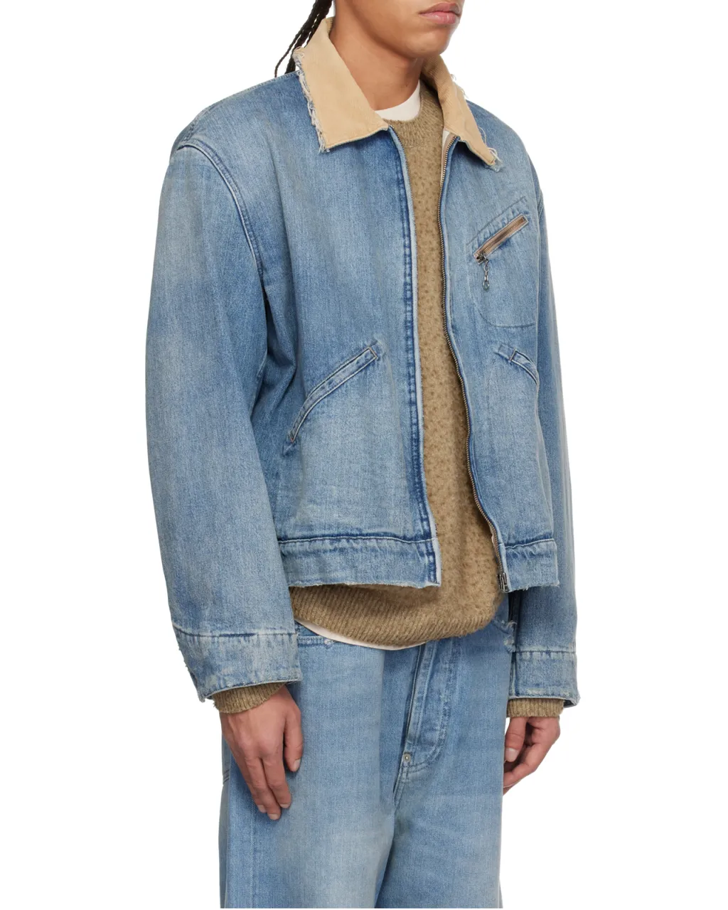 Denim Bomber Jacket