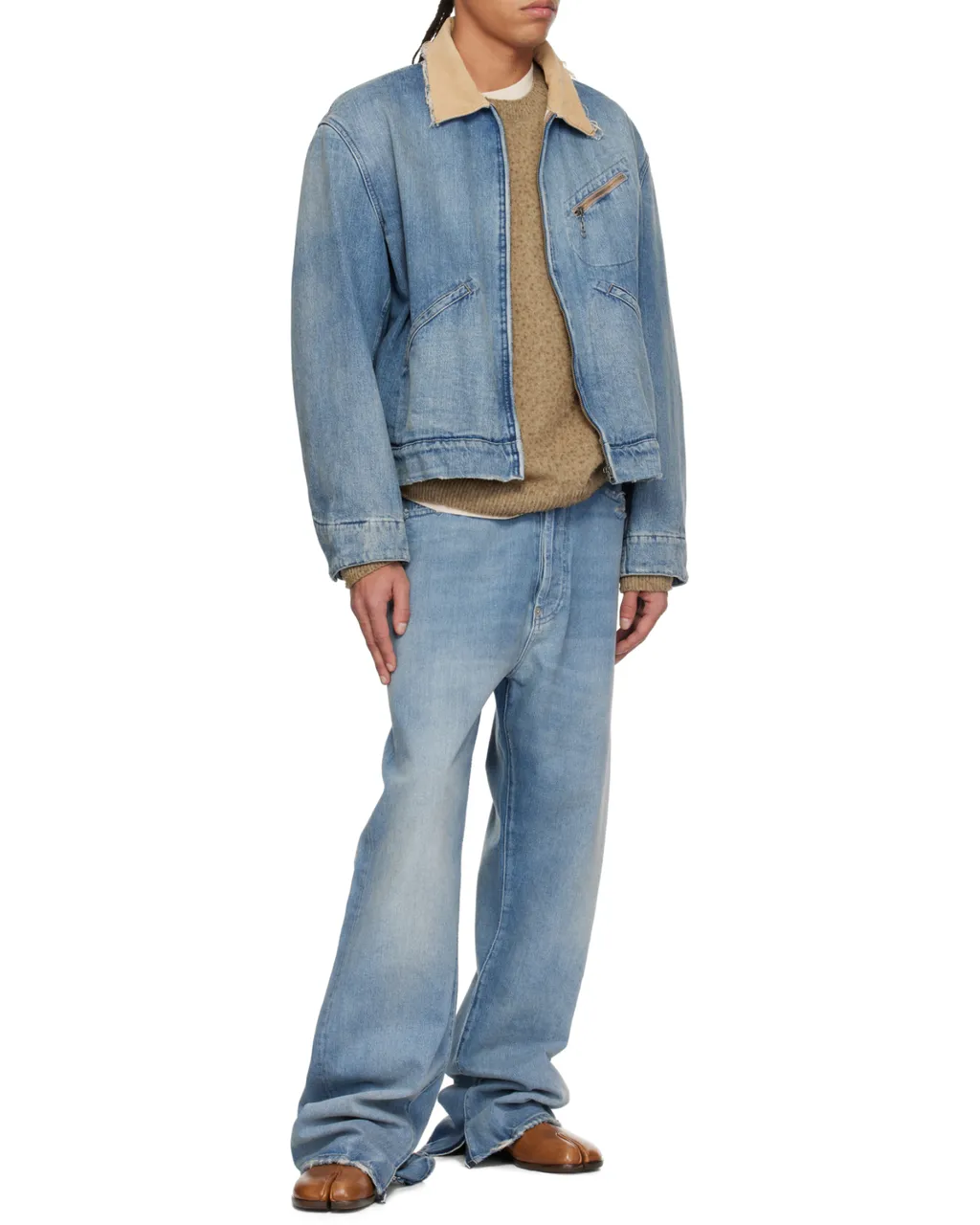 Denim Bomber Jacket