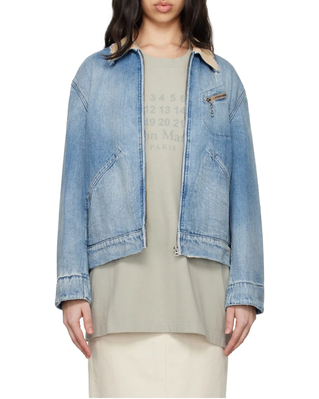 Denim Bomber Jacket