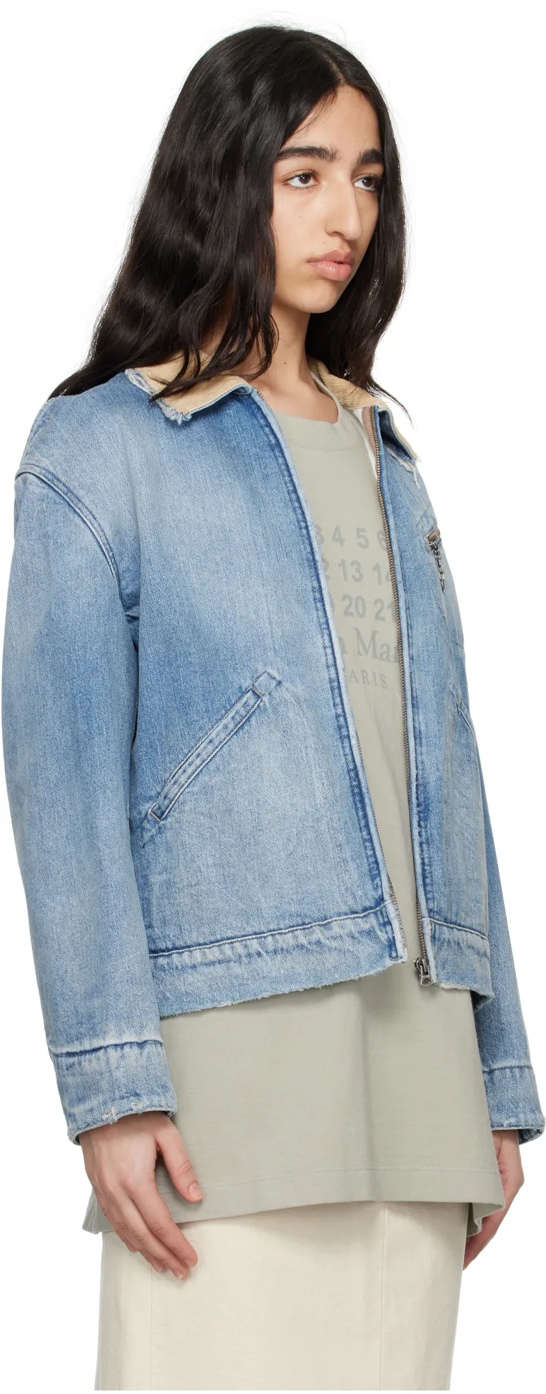 Denim Bomber Jacket