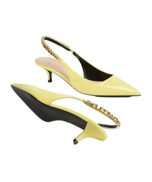 Gucci Signoria Slingback Pumps