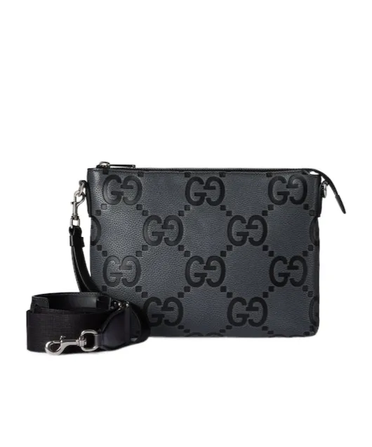 Gucci Medium Jumbo Gg Messenger Bag