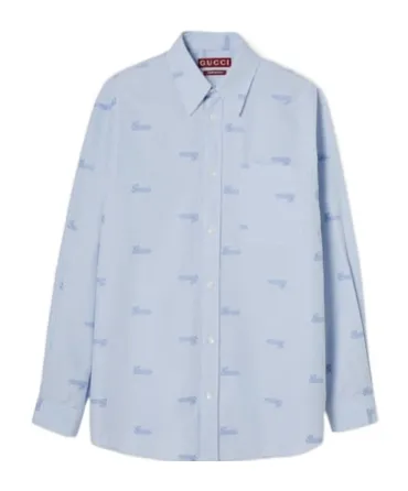 Gucci Long Sleeved Striped Shirt