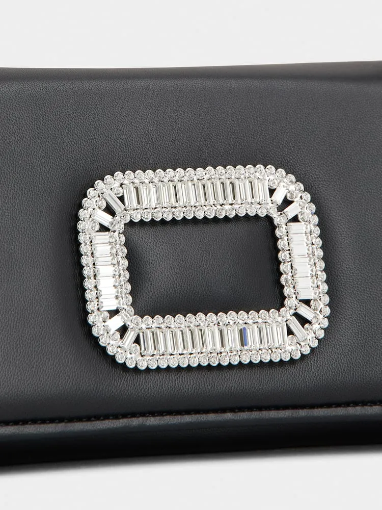 Roger Vivier Embellished Foldover Top Tote Bag