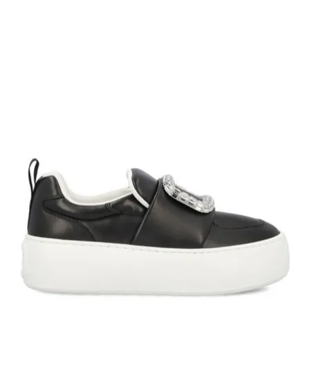 Roger Vivier Viv' Up Embellished Buckle Sneakers