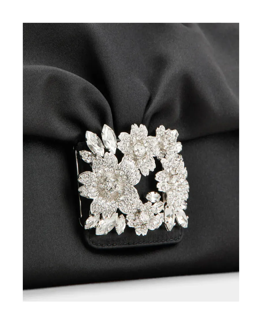 Roger Vivier Effrolessons Embellished Foldover Top Clutch Bag