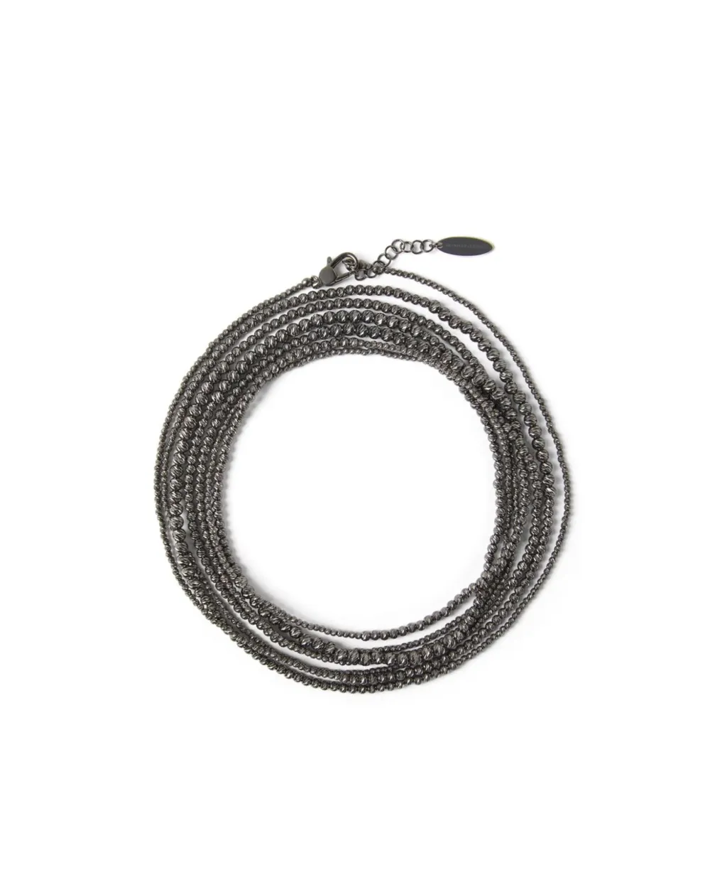 Beaded Sterling Silver Bracelet