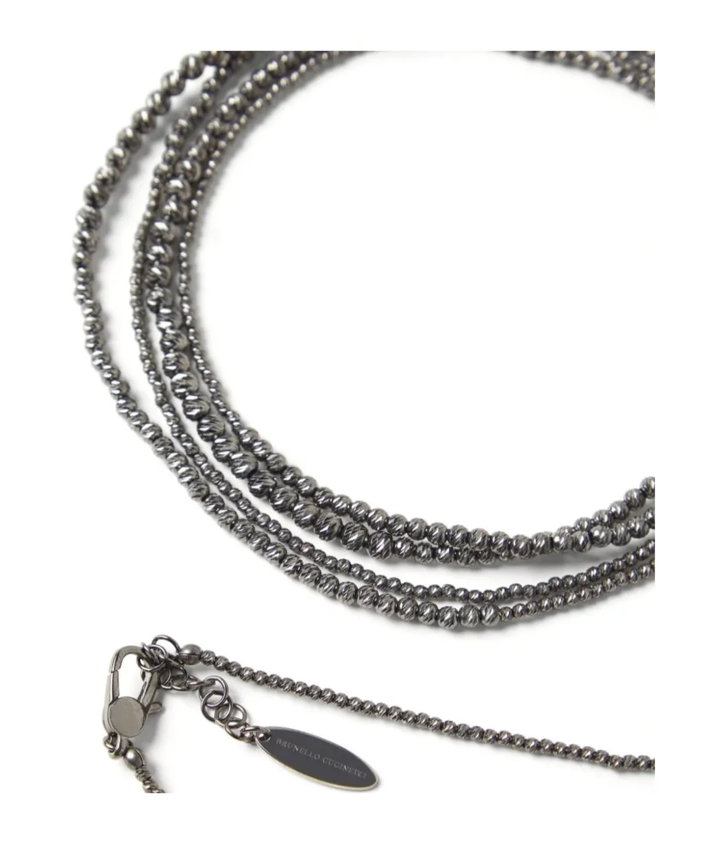Beaded Sterling Silver Bracelet