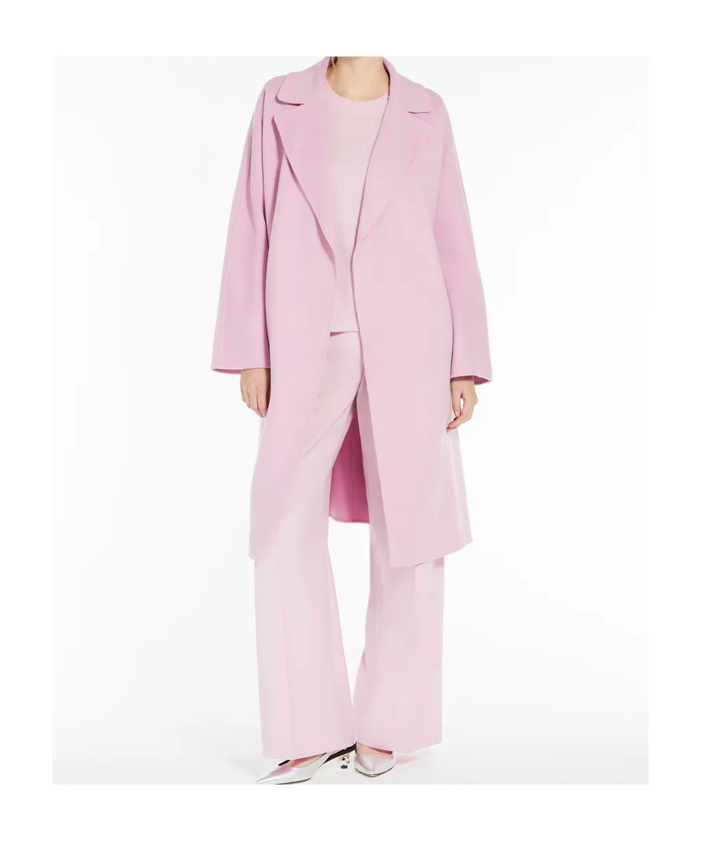 Wool Canvas Palazzo Trousers
