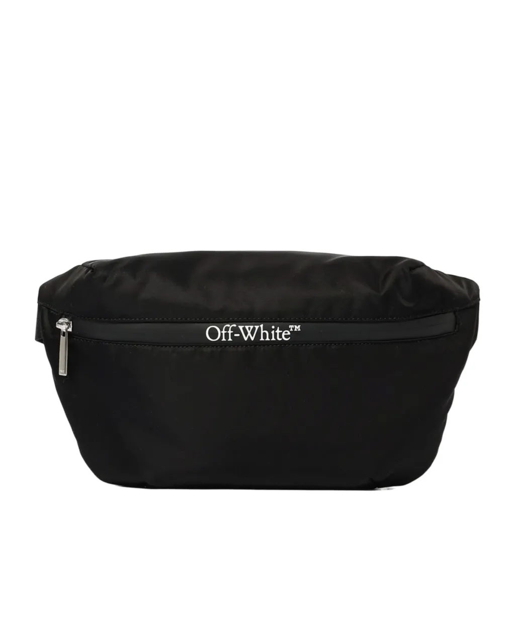 Off-White Outdoor Zip-Up Belt Bag