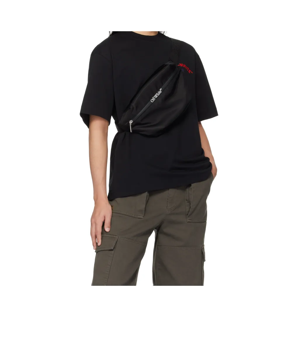 Off-White Outdoor Zip-Up Belt Bag