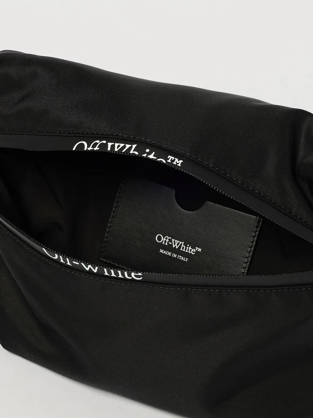 Off-White Outdoor Zip-Up Belt Bag