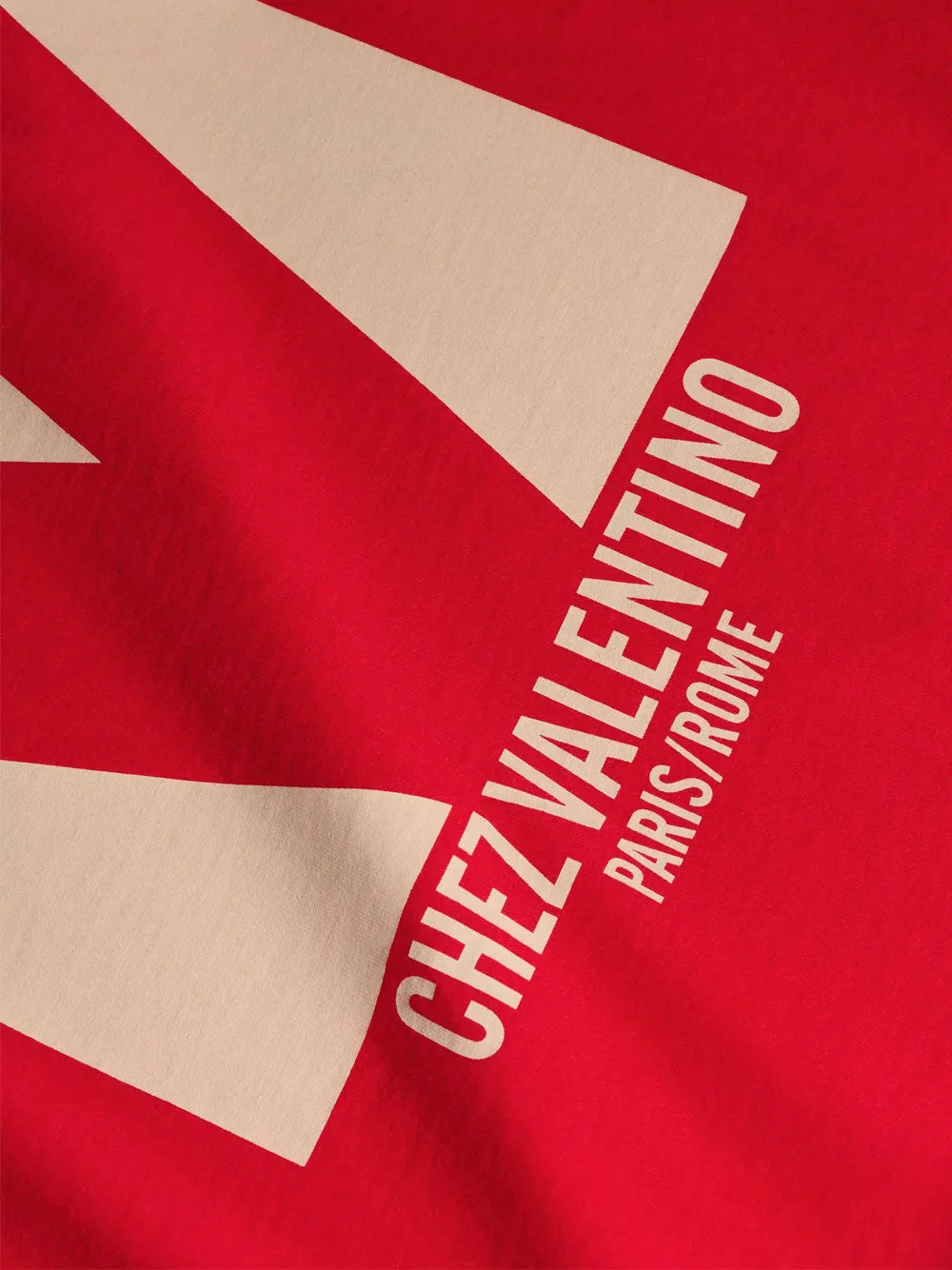 Valentino Chez Valentino-Printed Crewneck T-Shirt