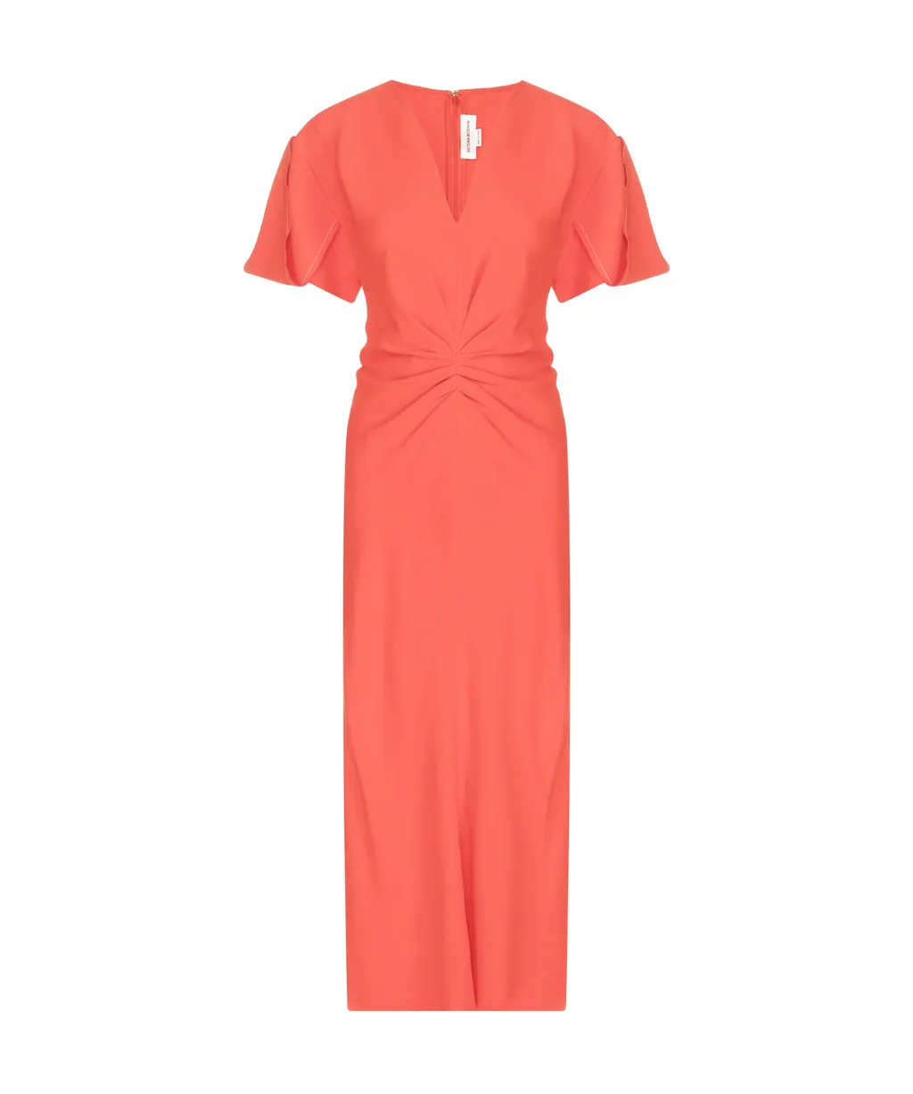 Pendant Crepe Dress