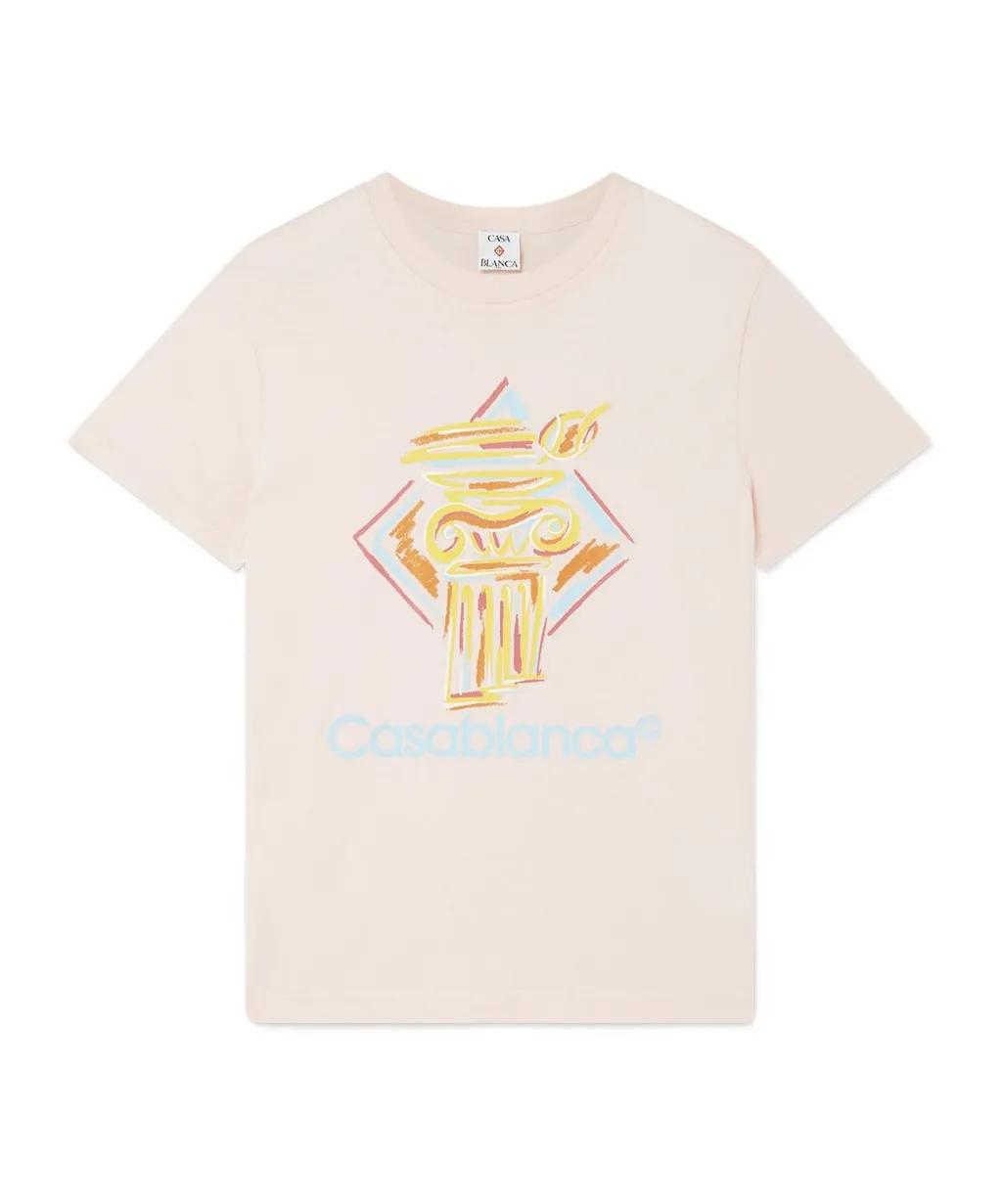 Casablanca Diamond Column T-Shirt