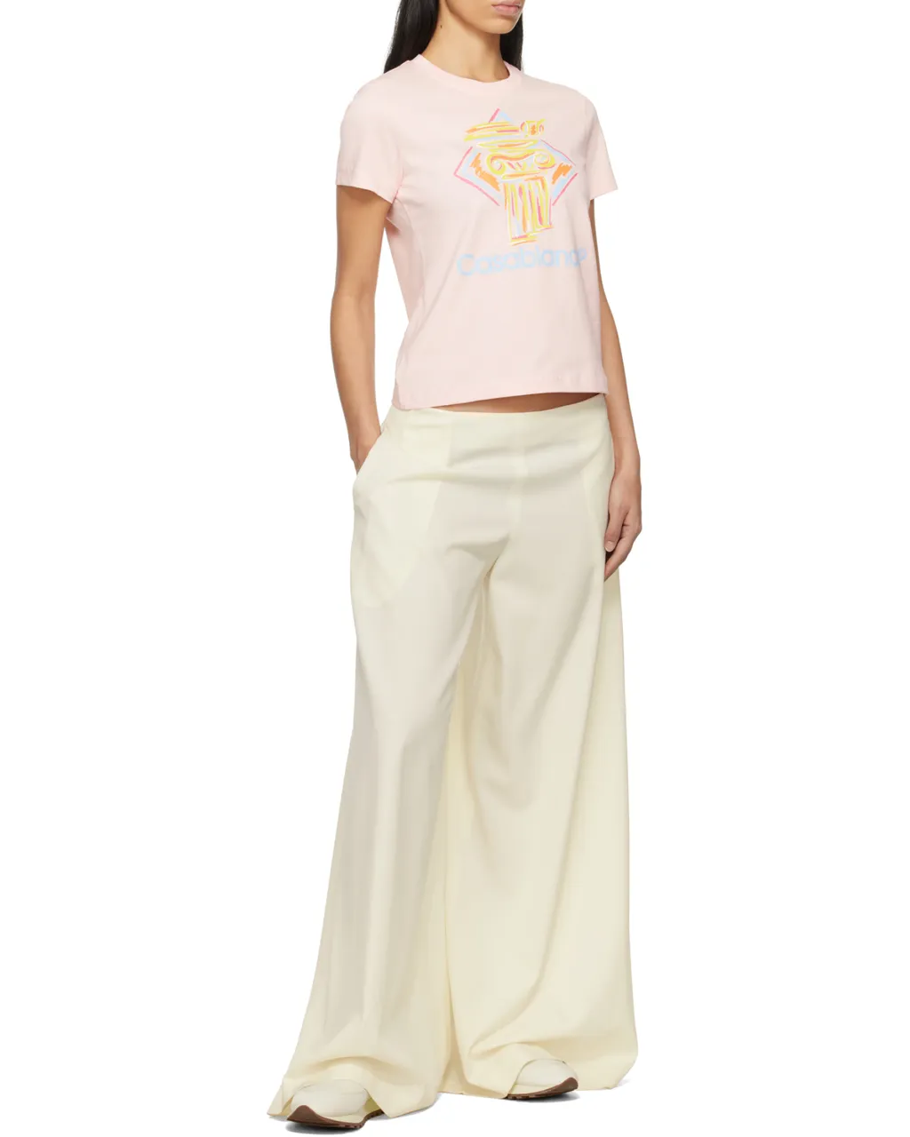 Casablanca Diamond Column T-Shirt