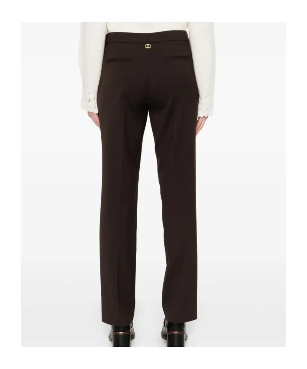 Straight-Leg Trousers