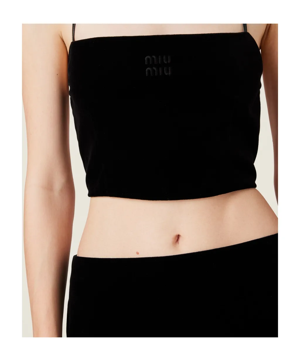 Miu Miu Zip-Up Mini Skirt