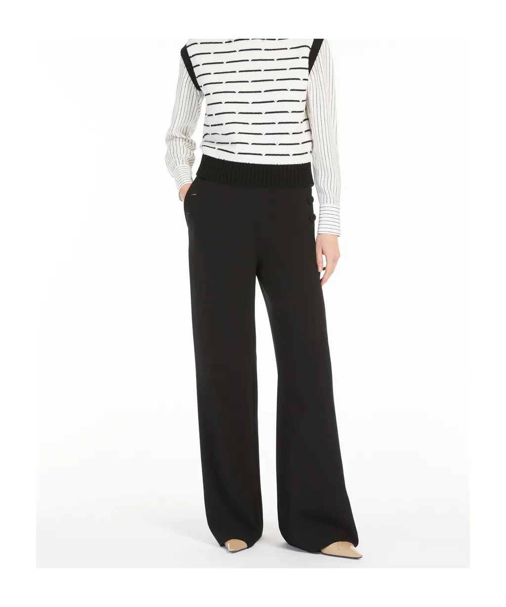 Max Mara Studio Rina Wide Leg Trousers