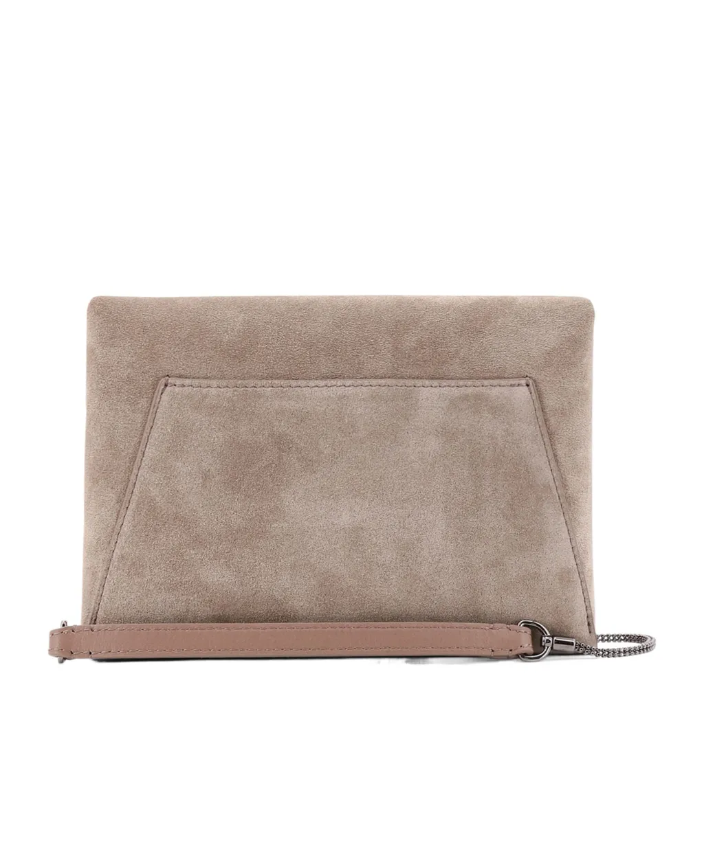Brunello Cucinelli Logo Debossed Envelope Shoulder Bag
