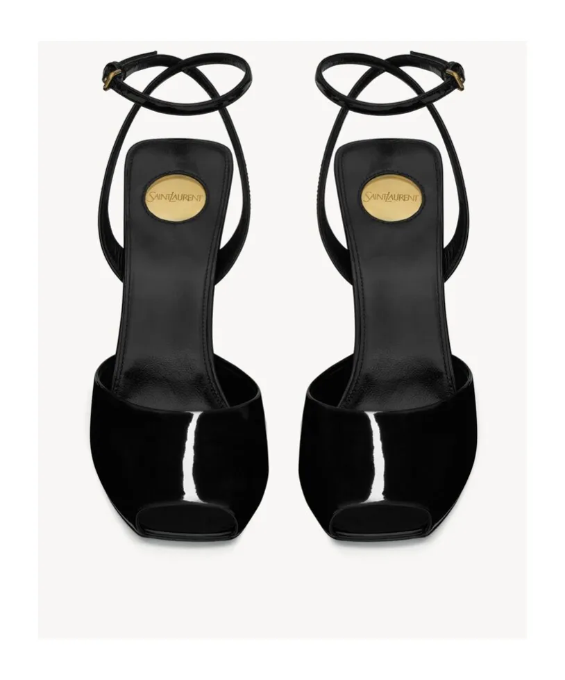Saint Laurent La Scandale Wedge Sandals
