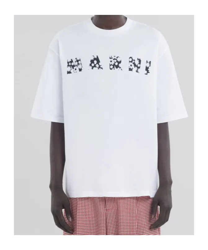 Marni Logo-Printed Crewneck T-Shirt
