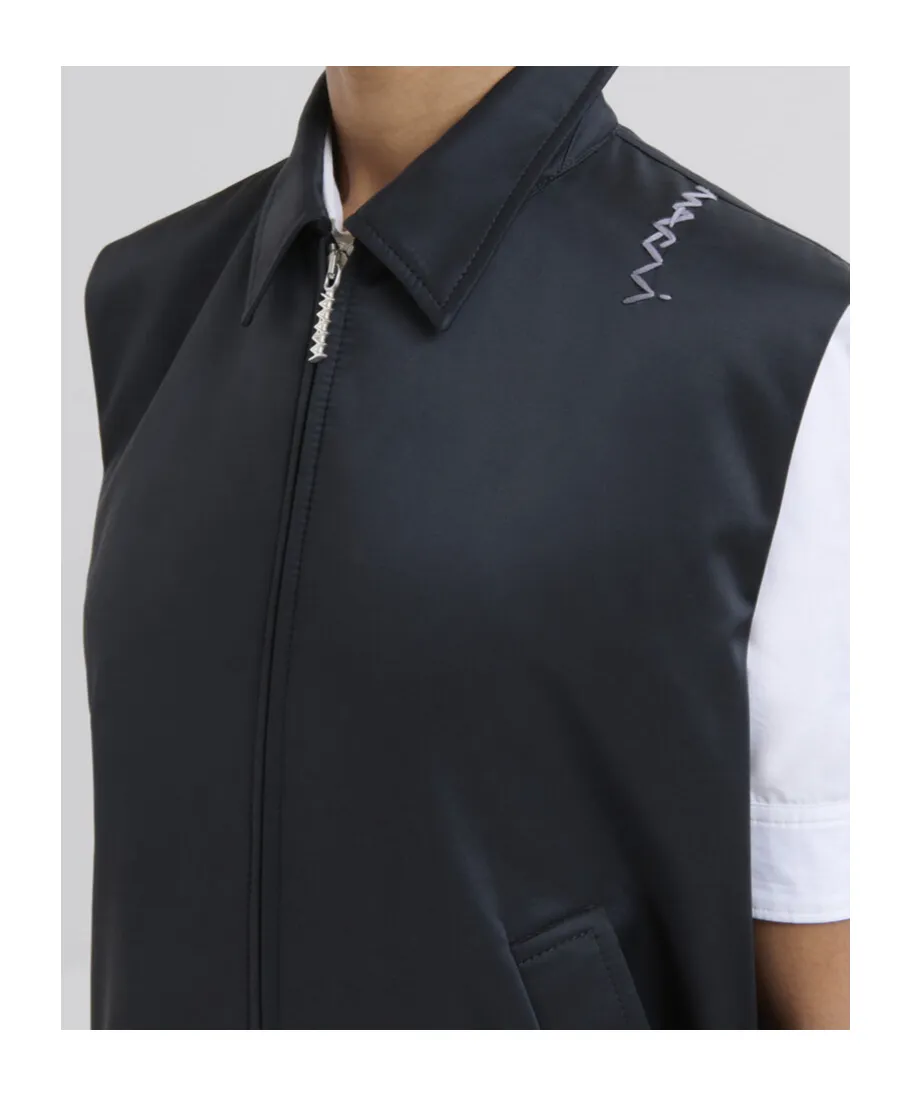 Marni Collared Zip-Up Vest