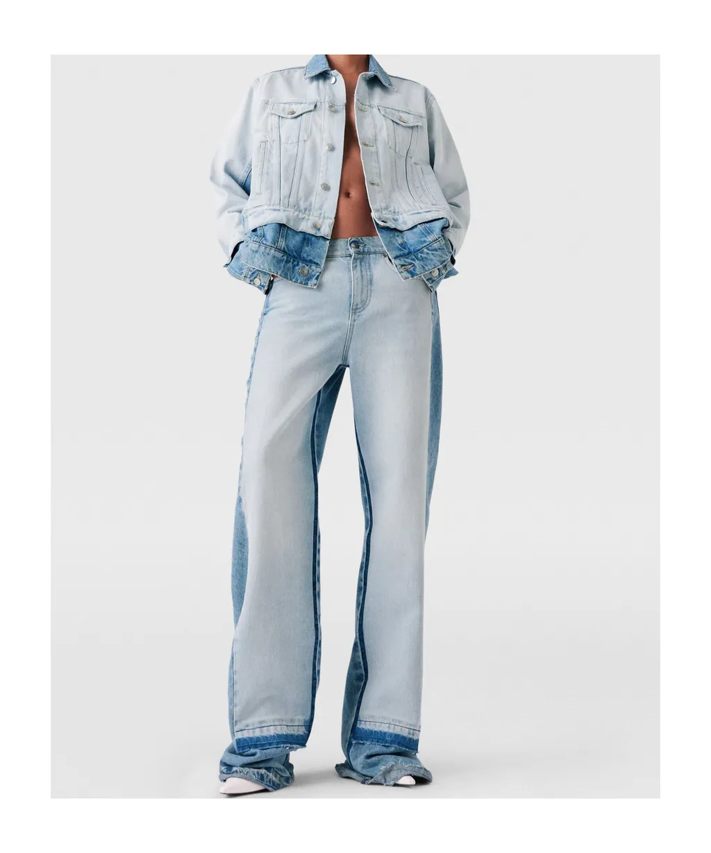 Stella Mccartney Contrast Panel Denim Jacket