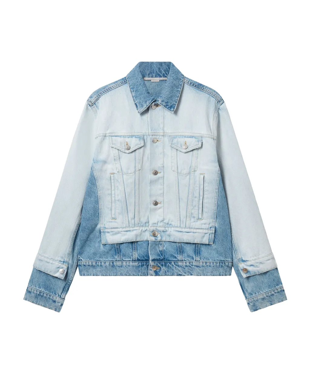 Stella Mccartney Contrast Panel Denim Jacket