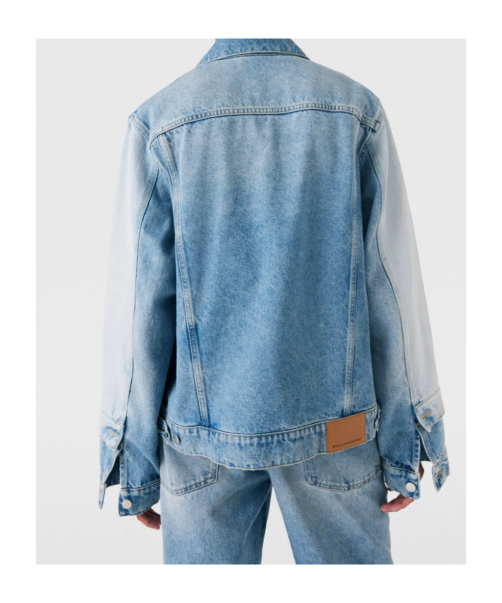 Stella Mccartney Contrast Panel Denim Jacket