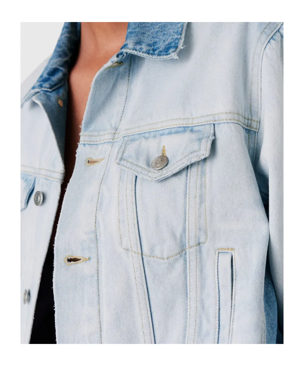 Stella Mccartney Contrast Panel Denim Jacket
