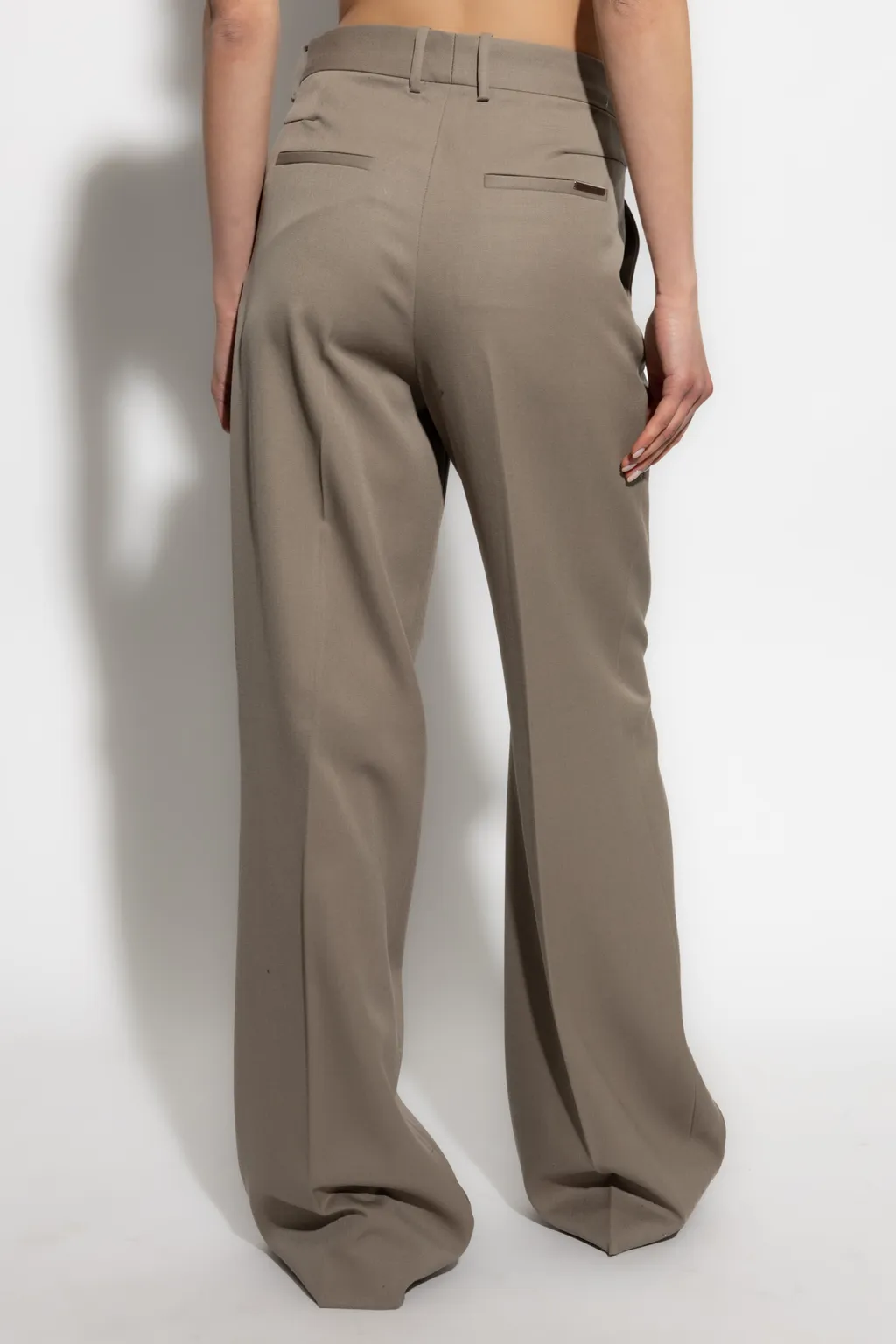 The Attico Wide Leg Long Pants