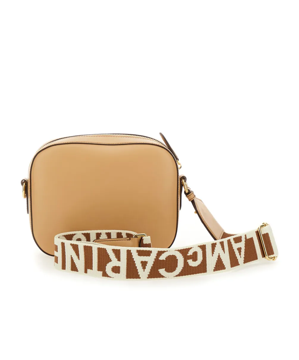 Stella Mccartney Logo Perforated Mini Camera Bag