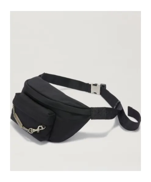 Palm Angels Chain Detailed Zipped Belt Bag