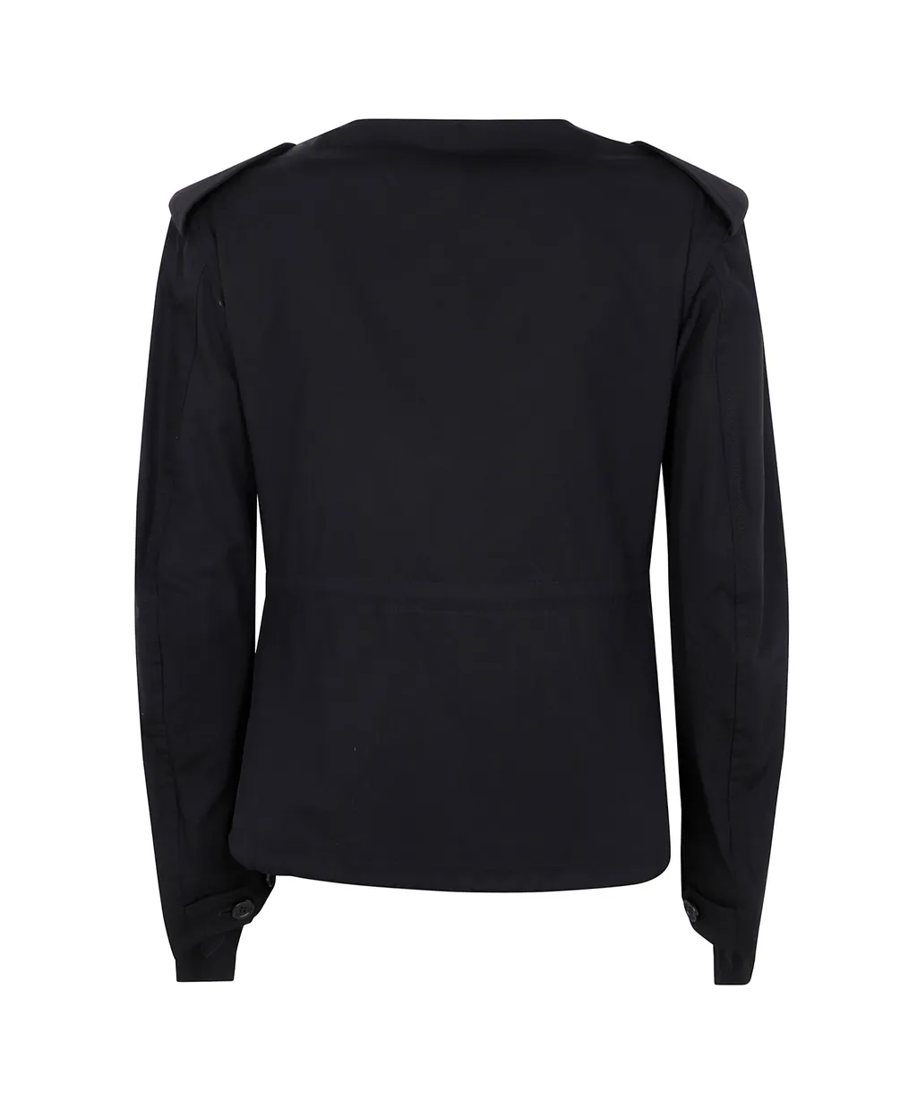 Yohji Yamamoto Buttoned Long-Sleeved Jacket