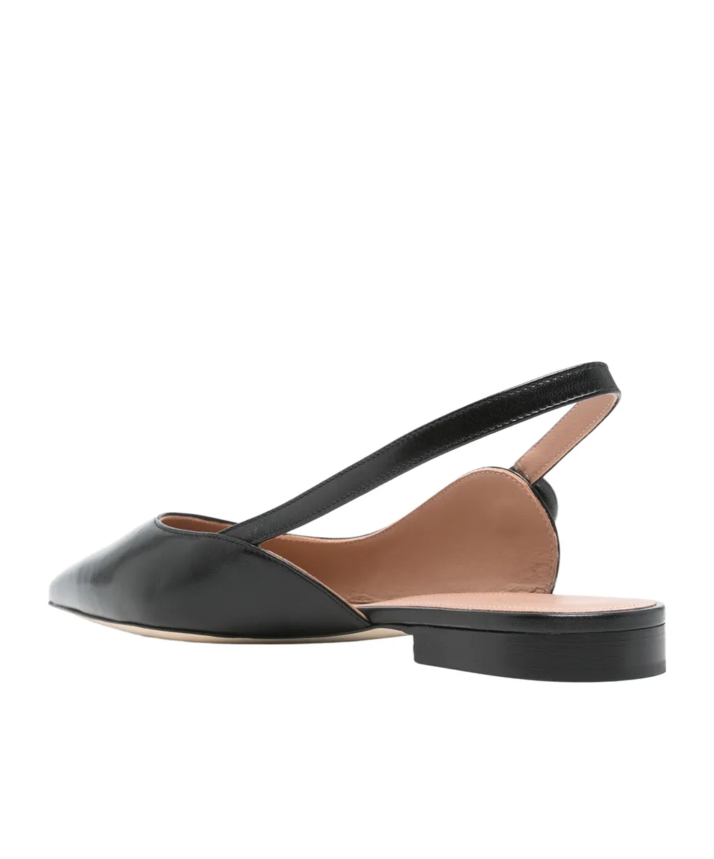 Leather Slingback Pumps