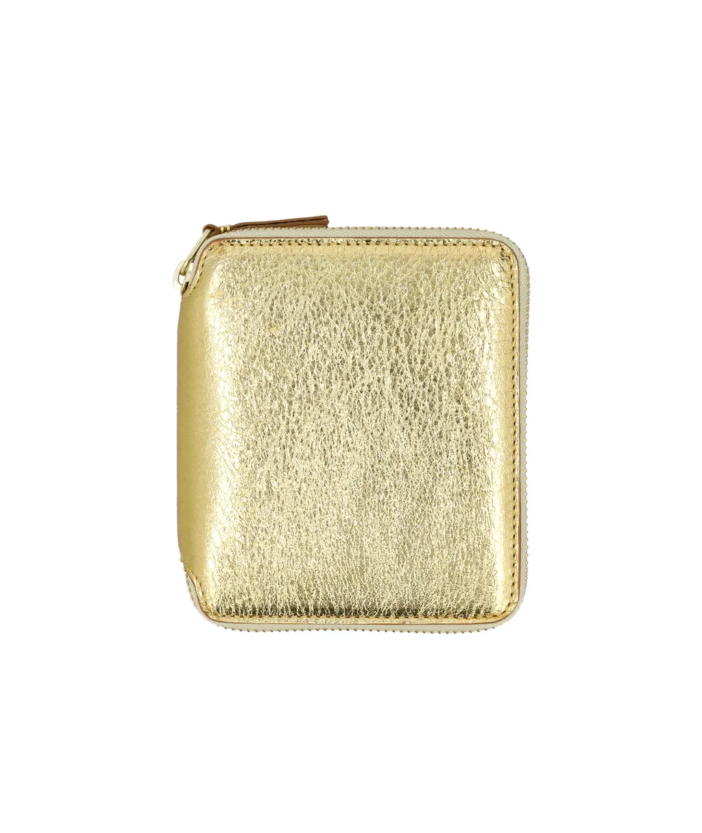 Metal Zipper Wallet