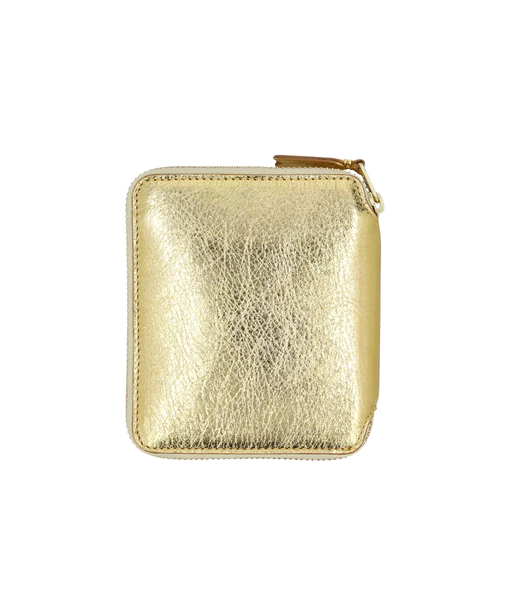Metal Zipper Wallet