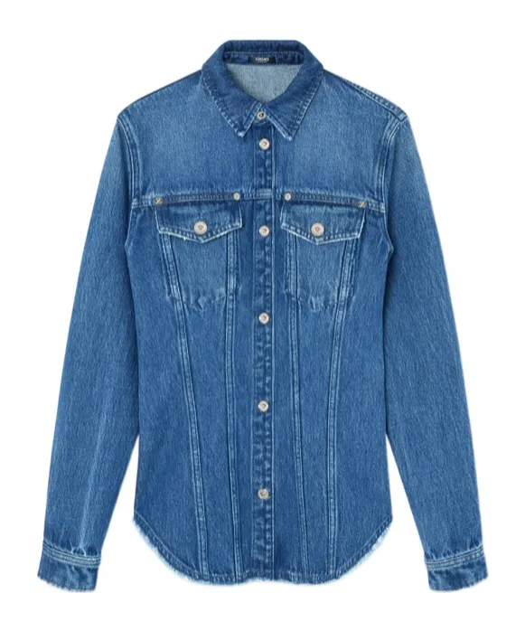 Versace La Medusa '95 Denim Shirt