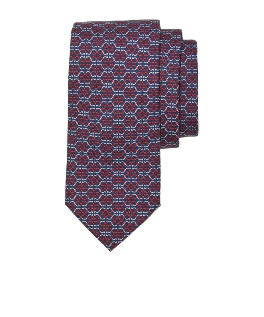 Ferragamo Gancini Printed Tie