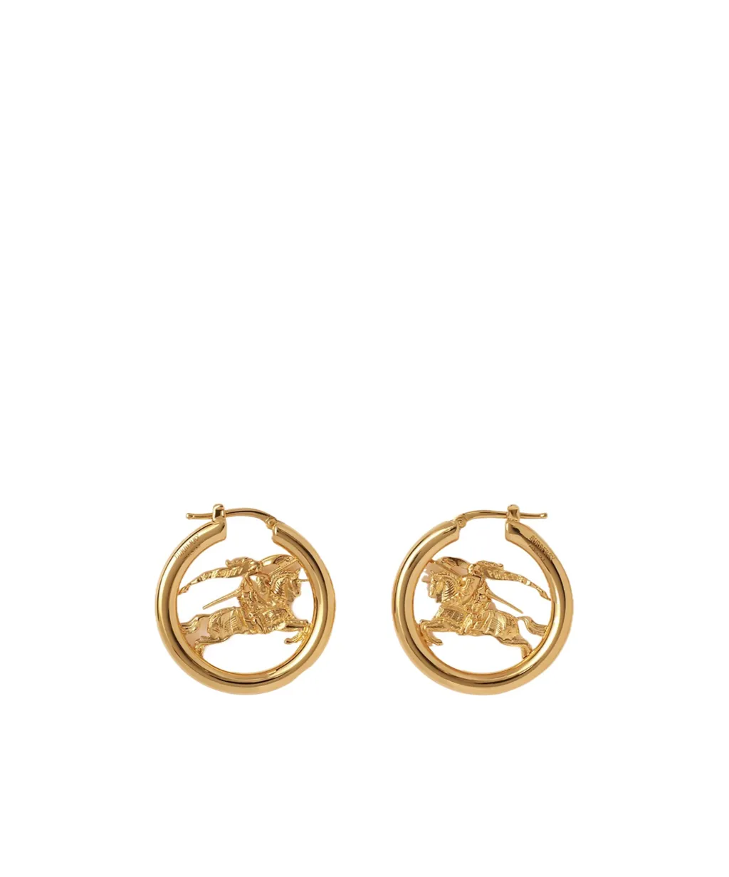 Burberry Ekd Hoop Earrings