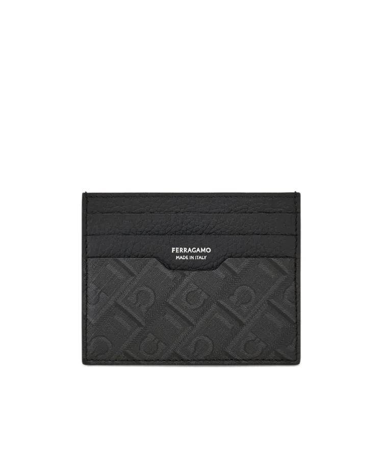 Monogram-Print Card Slots