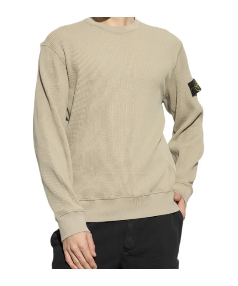 Stone Island Logo-Patch Crewneck Jumper