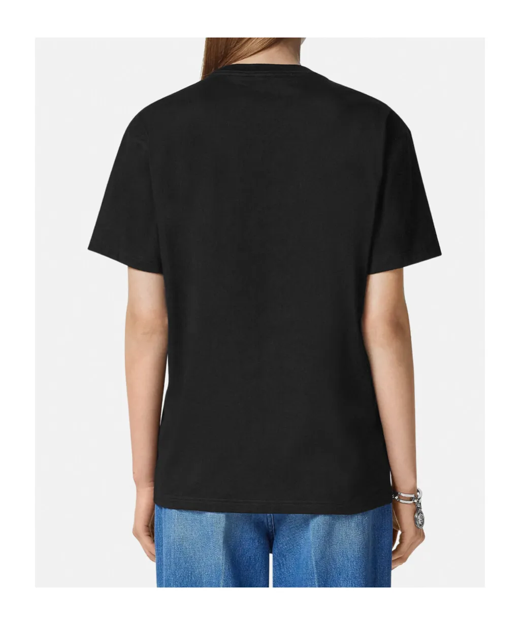 Versace Logo-Embellished Crewneck T-Shirt