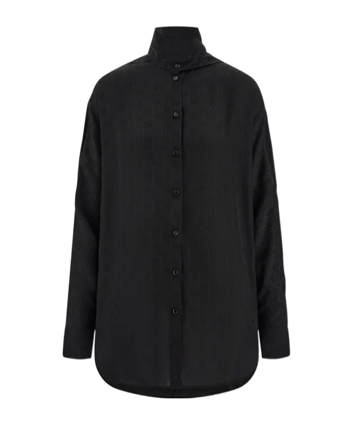 Ferragamo Sash Collar Blouse